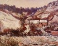 Effet de neige à Limetz Claude Monet